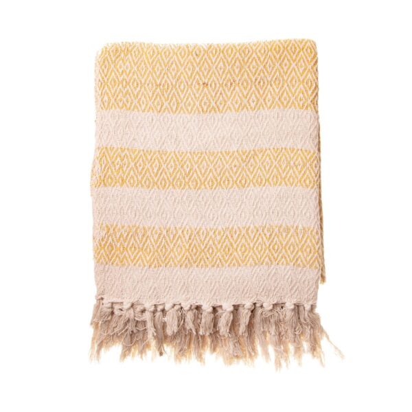 Scandi Throw yellow